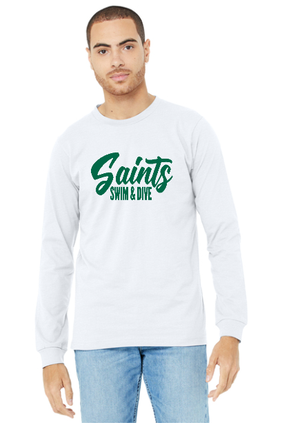Saints White Tee