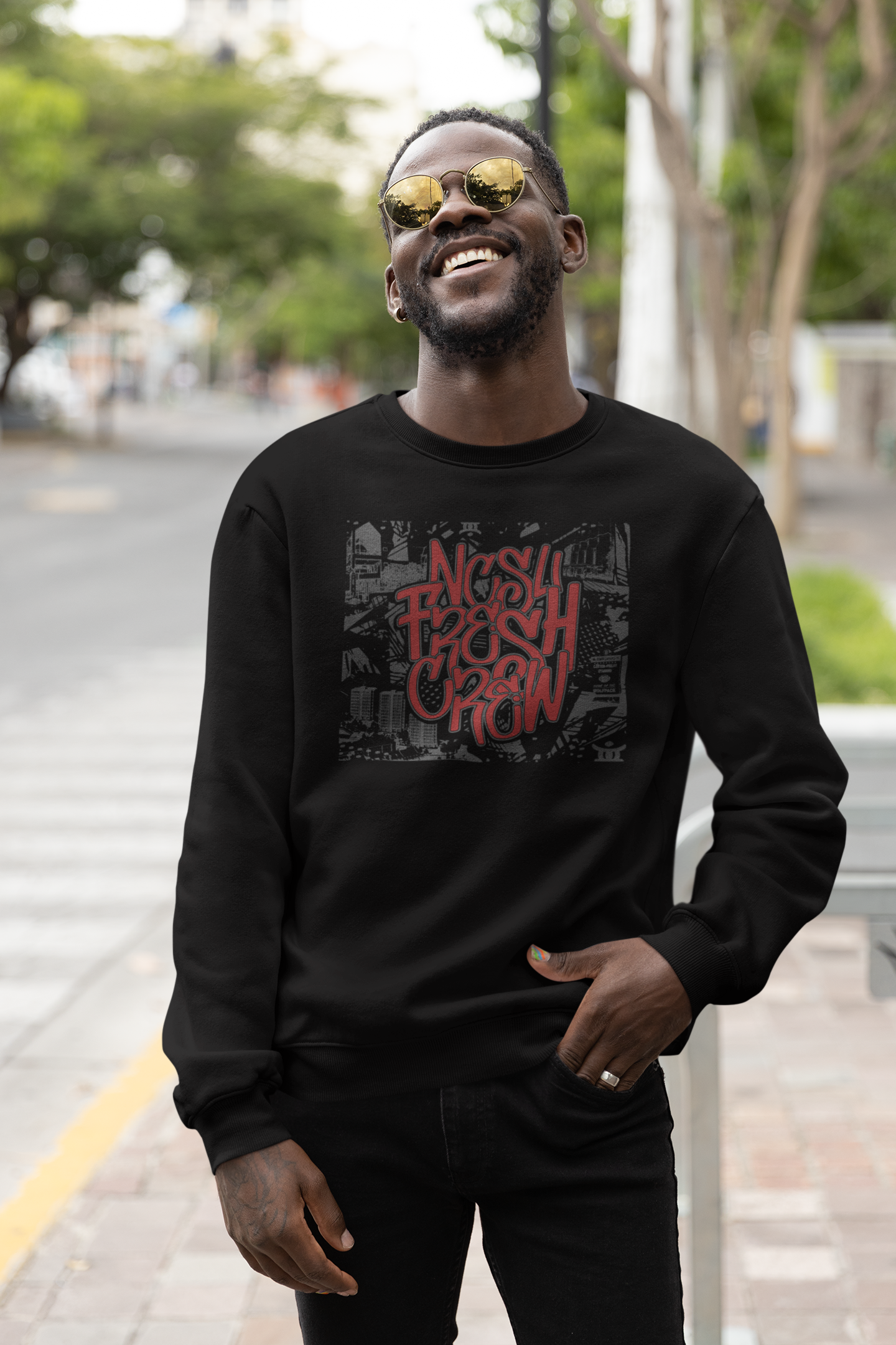 NCSU On The Yard Crewneck Sweatshirt