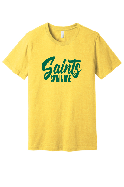 Siena Script Yellow Tee