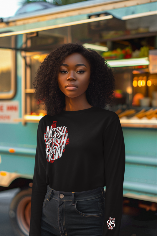 NCSU Fresh Crew Long Sleeve Tee Black