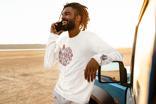NCSU Fresh Crew Long Sleeve Tee White