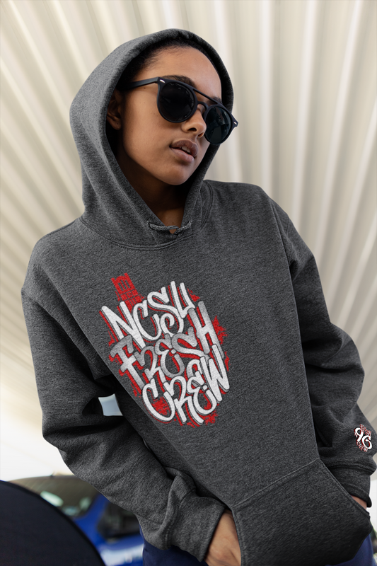 NCSU Fresh Crew Hoodie Charcoal