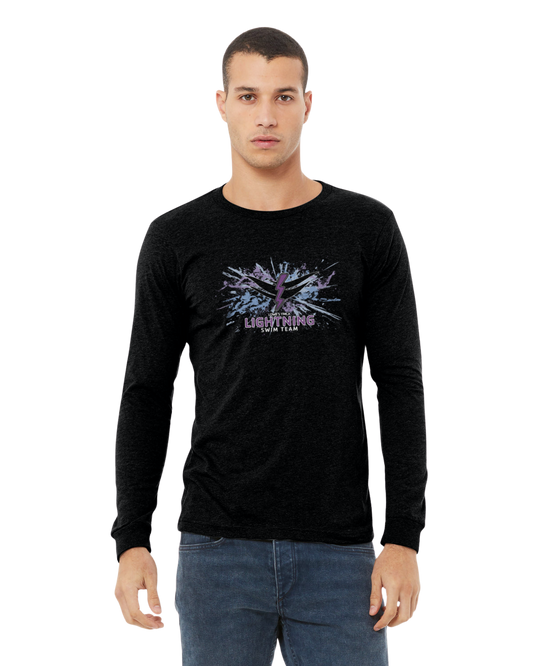 Lowes Splash Long Sleeve Tee: Black