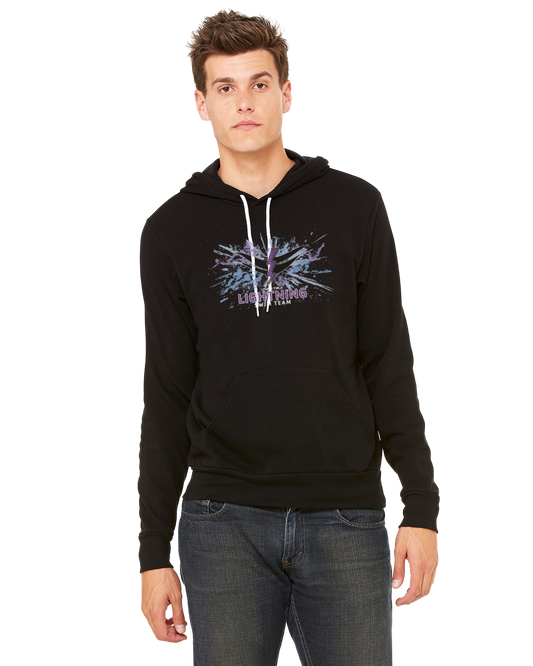 Lowes Splash Hoodie Sweatshirt: Black