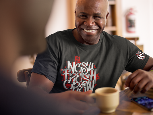 NCSU Fresh Crew Tee Charcoal